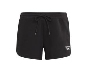 Reebok Identity French Terry - Pantaloncini da Donna, Nero, L