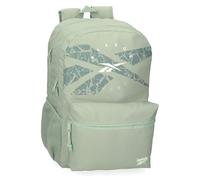 Reebok Joumma Bags - Zaino per laptop da 15,6", doppio scomparto adattabile al trolley verde, 31 x 44 x 15 cm, in poliestere, 20,46 l, colore: Verde