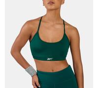 Reebok - Kendal Core Strappy Bra, Metal Green, Taglia: XL