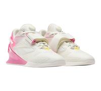 Reebok Legacy Lifter III, Scarpe da Ginnastica Donna, Chalk Golden Haze Atomic Pink, 42 EU