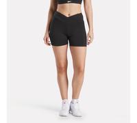 Reebok - Leggings corti 4" a vita alta ID Train, Black, Taglia: XL
