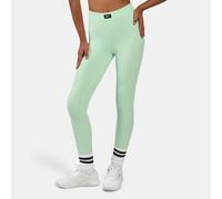 Reebok - Leggings da donna a staffa a coste, Inverted Aqua, Taglia: 2XS