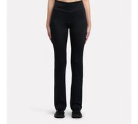 Reebok - Leggings ID Train a vita alta con taglio bootcut, Black, Taglia: S
