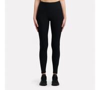 Reebok - Leggings Lux Speed con logo spazzolato, Black, Taglia: 2XL