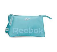 Reebok Linden Beauty Case Tre Scomparti Blu 17,5x9,5x2 cm Poliestere