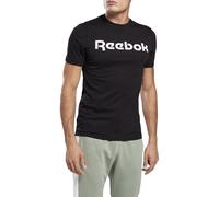 Reebok Maglia funzionale nero / bianco, Taglia M
