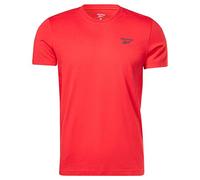 Reebok Logo di identità Maglietta, Vector Rosso/Nero, S T-Shirt Manica Corta