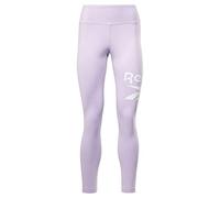 Reebok Logo identità Leggings, Purple Oasis, XL Donna