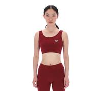 Reebok Luna Scoop Neck Small Logo Bra Top Bustino Donna