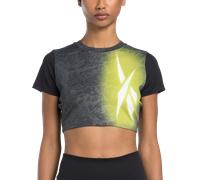 Reebok LUX BOLD CROPPED TEE Magliette L Nero