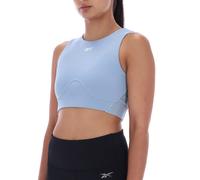Reebok - Lux Contour Women's Crop Top, Leisure Blue, Taglia: S