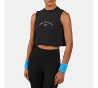 Reebok - Lux Cropped Graphic Tank, Black, Taglia: 2XS