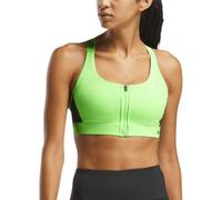Reebok Lux Front-Zip High Impact Bra Training Bra Donna