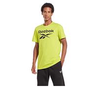 Reebok Maglietta da Uomo Identity Big Logo, Nero, 2XL, Nero, S