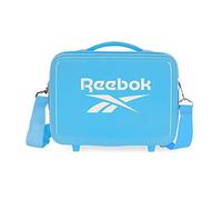 Reebok Maveryck Borsa da toilette adattabile con tracolla blu 29x21x15 cm ABS rigido 9.14L 0.6 kg