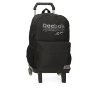 Reebok Melbourne Zaino Scuola con Carrello Nero 31x44x15 cm Poliestere by Joumma Bags, Nero, Taglia unica, Zaino scuola con carrello