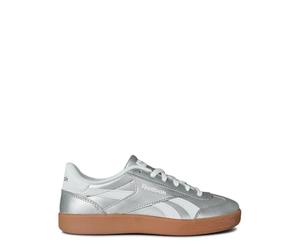 Reebok Mens Smash Edge S Black White Gum Trainers, Silvermetallic White Gum1, 35 EU