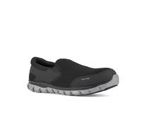 Reebok Mens Sublite Cushion Work Safety Toe Athletic Slip-on Work & Safety Shoe, Black, 13 US