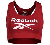 Reebok Monroe Scoop Neck Big Logo Bra Top Bustino Donna