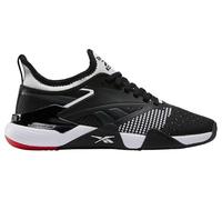 Reebok Nano Court, Sneaker Donna, Black/White/Vector Red, 40.5 EU