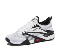 Reebok Nano Court Sport Men's Pickleball Or Tennis Shoes for Men, Scarpe da Ginnastica Unisex-Adulto, Nero Bianco Rosso Energia, 42 EU
