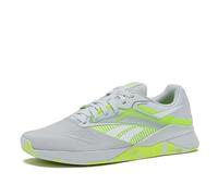 Reebok Nano X4 Mens Shoes, Cross Training Gym Sneakers for Men, Moon/Digital Lime/Footwear White, 8