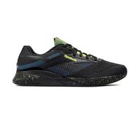 Reebok Nano X4, Sneaker Unisex - Adulto, Black Escape Blue Digital Lime, 46 EU