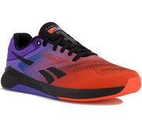 Reebok Nano X5, Scarpe da Ginnastica Donna, FTW White/Flash Orange/Royal Purple, 37.5 EU