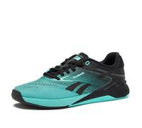 Reebok Nano X5 - Scarpe da Ginnastica da Donna, per Cross Training, Palestra, Camminata, Ai Aqua/Nero, 39 EU