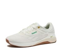 Reebok Nano X5 - Scarpe da Ginnastica da Uomo, per Cross Training e Corsa Leggera, Gesso/Alabastro/Verde aggiornamento, 9.5 Women/8 Men