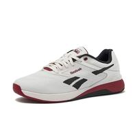 Reebok Nano X5 - Scarpe da Ginnastica da Uomo, per Cross Training e Corsa Leggera, Luxe Grigio/Retro Rosso/Nero, 10.5 Women/9 Men