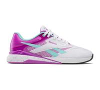 Reebok Nano X5, Scarpe da Ginnastica Donna, FTW White Purple Rave Ai Aqua, 42 EU