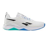 Reebok Nanoflex TR 2, Sneaker Uomo, Footwear White Black Unleashed Green, 40.5 EU