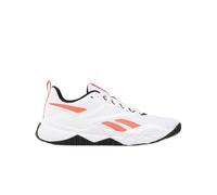 Reebok NFX Trainer, Sneaker Donna, Ftwwht/ORGFLA/CBLACK, 40.5 EU