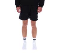 Reebok - Pantaloncini in Pile con Logo ID Monocolore, Black, Taglia: 2XL