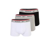 Reebok Pantaloncini intimi sportivi 'Ovett' grigio sfumato / nero / bianco Uomo Reebok L