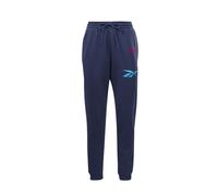 Reebok Pantalone Tuta Felpa Uomo Ragazzo Sportiva Cotone Ginnastica Running C...