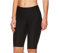 Reebok Pantaloni Corti Compressione Atletica Da Donna, Neri, X-Piccolo