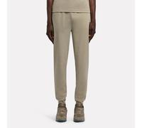 Reebok - Pantaloni da yoga in maglia elasticizzata, Gritty Grey Marl, Taglia: M