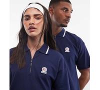 Reebok - Polo blu navy con logo applicato in esclusiva per ASOS M