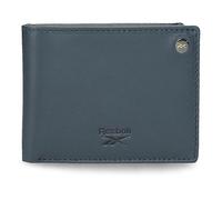 Reebok Portafogli e Portamonete Switch in Pelle di Mucca, Nero, Blu e Pelle., blu, taglia unica, Portafoglio