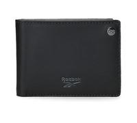 Reebok Portafogli e Portamonete Switch in Pelle di Mucca, Nero, Blu e Pelle., Nero, taglia unica, Portafoglio