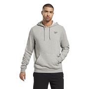 Reebok Pullover con Logo Identity French Terry Felpa con, Grigio Erica, L Uomo
