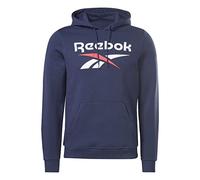 Reebok Pullover in Pile con Logo Identity Felpa Grafica a Maniche Lunghe, Marina vettoriale, XXL Uomo