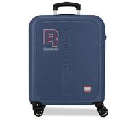 Reebok Queens Marine Valigia da Cabina 40x55x20 cm Rigido ABS Lucchetto a Combinazione Integrato 37L 2.6kg 4 Doppie Ruote Bagaglio a Mano