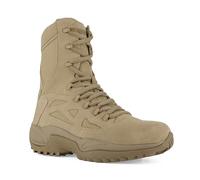 Reebok Rb8895 Rapid Response RB Soft Toe 8" Stealth Tactical Boot with Side Zipper Desert Tan, Stivali da Uomo, con Cerniera, 20 cm, Colore: Marrone Chiaro, 9 UK