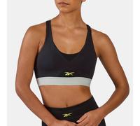 Reebok - RBK Lab Medium Impact Bra, Black/Grey 1, Taglia: 2XL