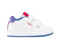 Reebok Rbk Royal Complete CLN 2.0 2V, Sneaker Bimbo 0-24, White/BOUNDLESSBLUE/VECTORRED, 21 EU