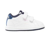 Reebok Rbk Royal Complete CLN 2.0 2V, Sneaker Bimba 0-24, White/ASTROROSE/VECTORNAVY, 25 EU