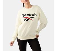 Reebok - Reagan Oversized Crewneck Women's Sweatshirt, Donna, Vintage Chalk, Taglia: S